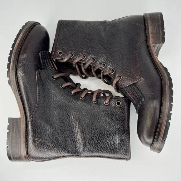 Wolverine Womens W40078 Rosie Kiltie Brown LaceUp Leather Size 5.5 Western Boots - Picture 7 of 9